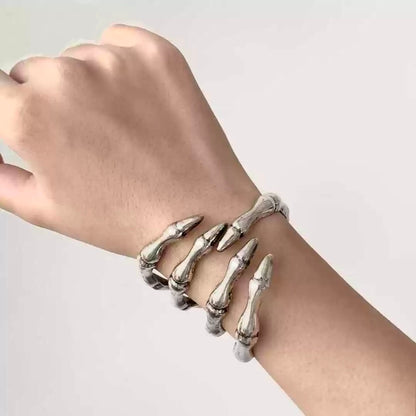 Gothic Skeleton Claw Cuff
