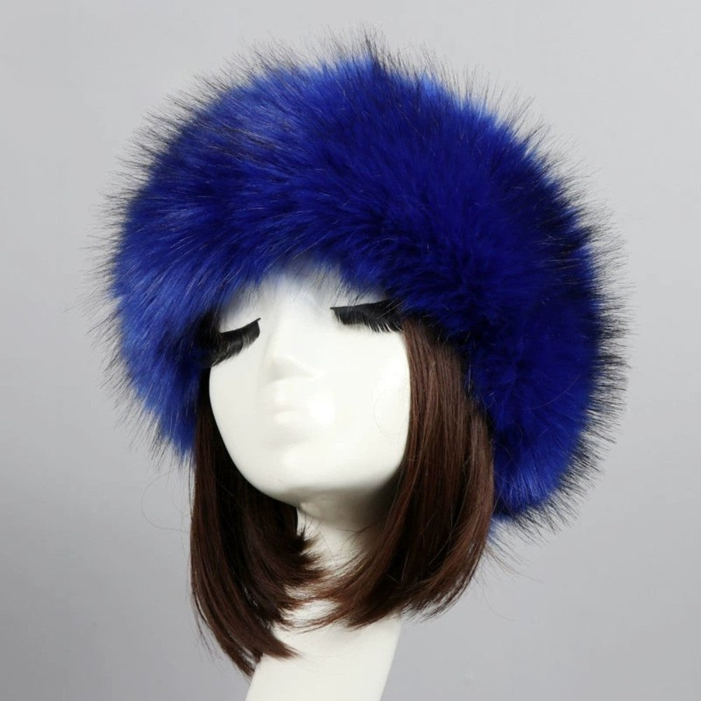 Imitation Fox Fur Hollow Top Hat