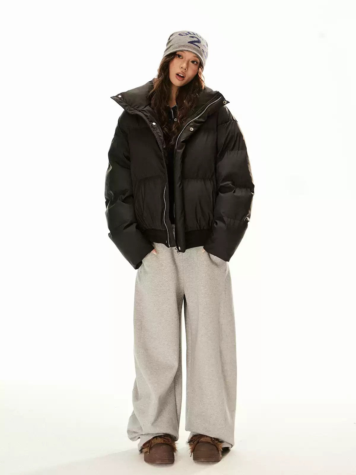 Retro Short Thick Warm Cotton Coat