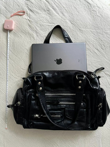 Punk Style Large Capacity Tote Bag for Women