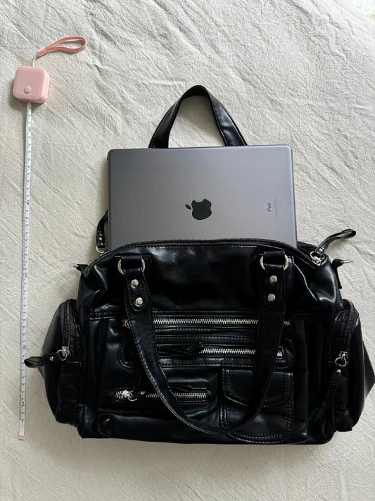 Punk Style Large Capacity Tote Bag for Women