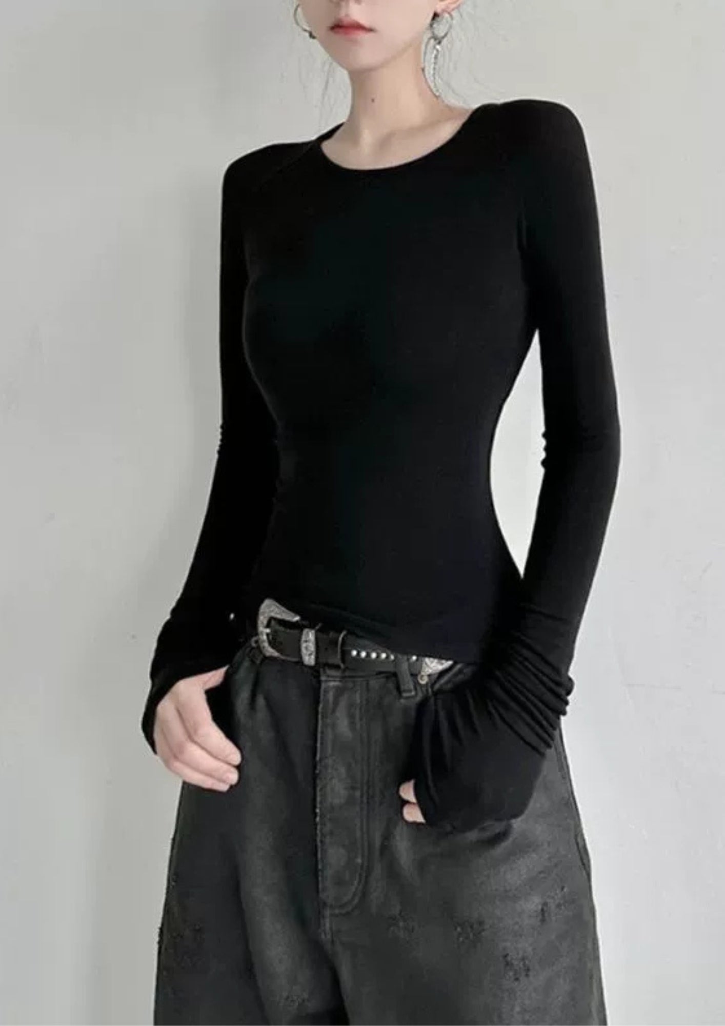 Fallen Angel Sheer Panel Top