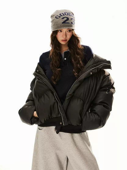 Retro Short Thick Warm Cotton Coat