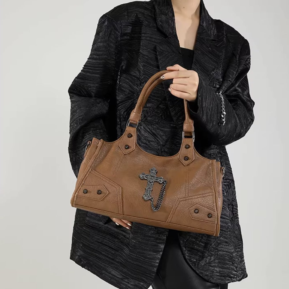 Rivet Cross Shoulder Bag