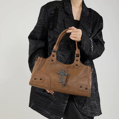Rivet Cross Shoulder Bag