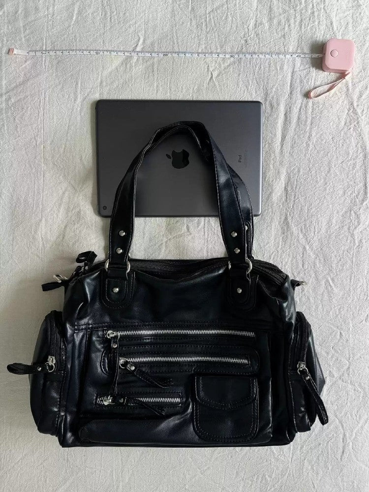 Punk Style Large Capacity Tote Bag for Women