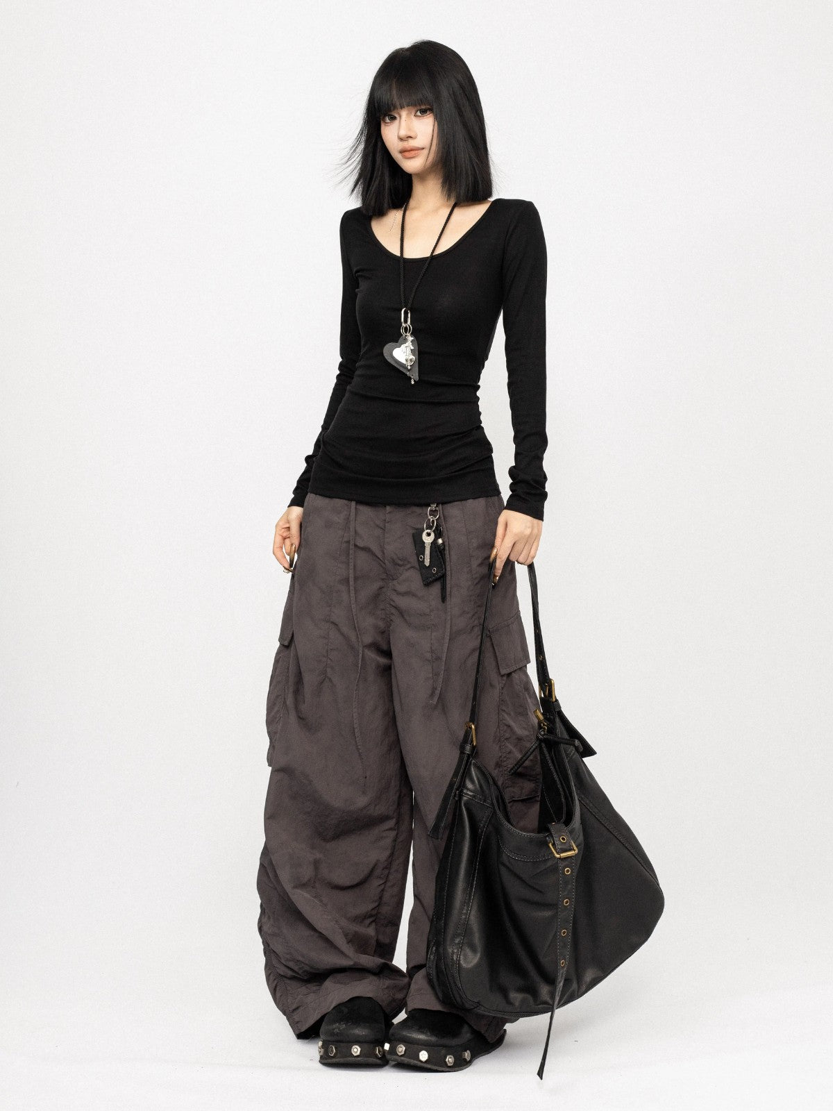 Retro Slim Long Sleeve Fitted Top