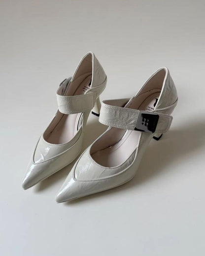 Pointed Toe Mary Jane Heels