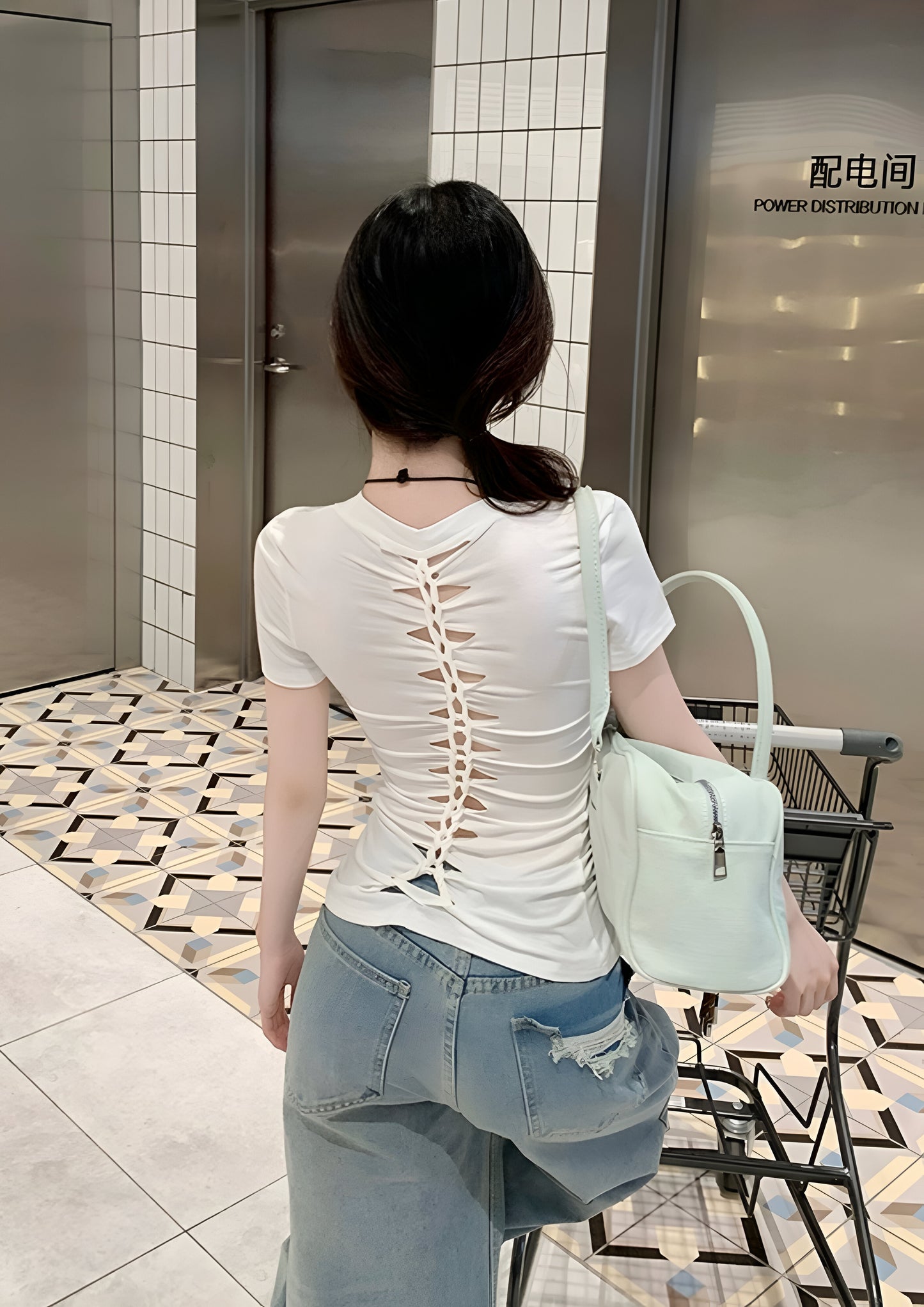 Rapture Lace-Up Back Crop Top