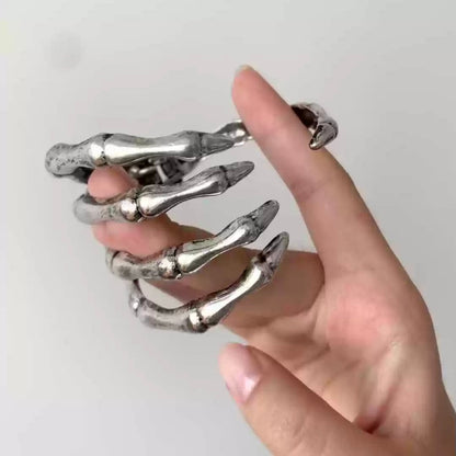 Gothic Skeleton Claw Cuff
