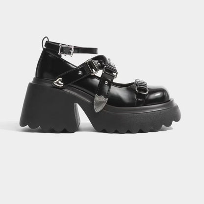 Platform Mary Jane Shoes