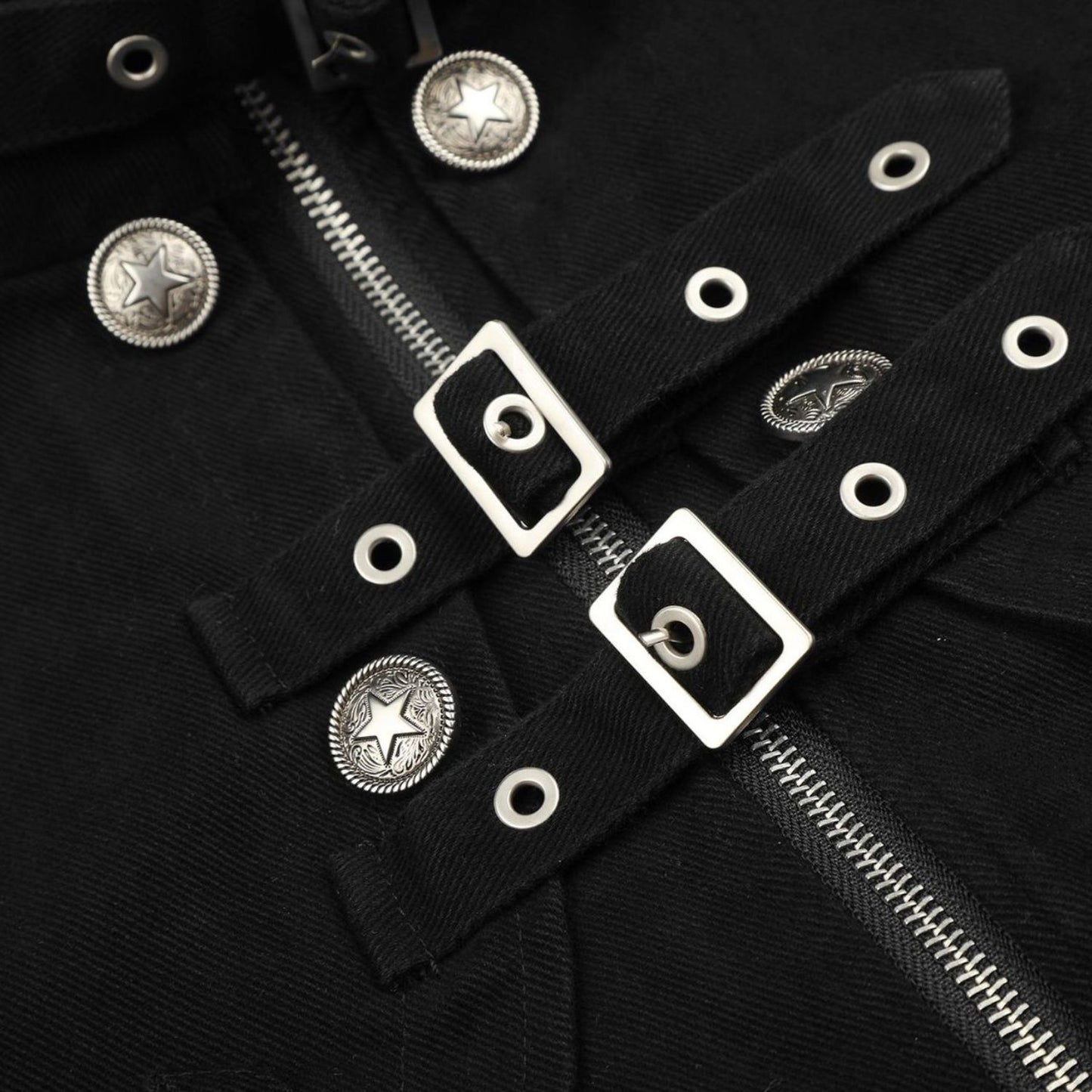 Buckle Detail Utility Jacket