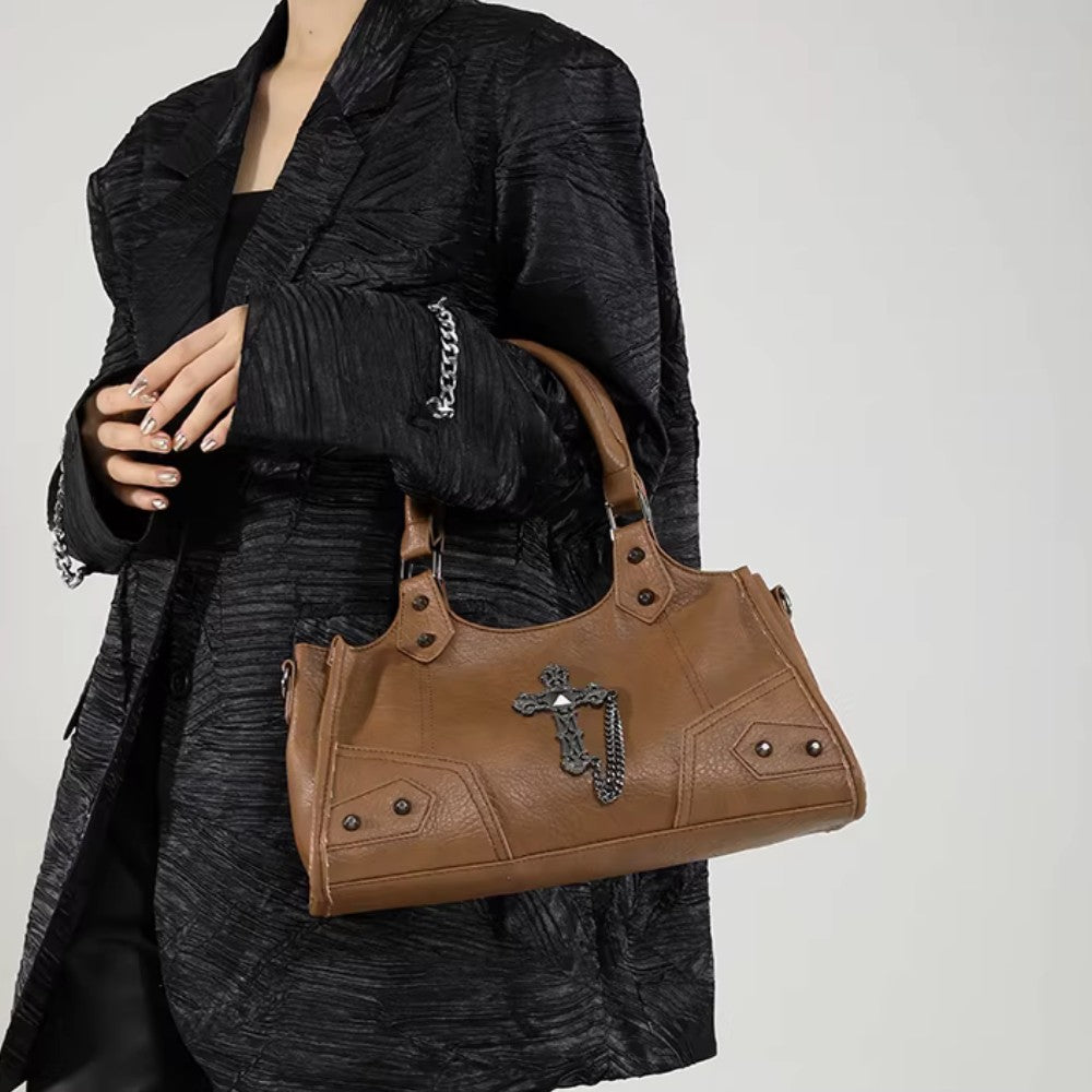 Rivet Cross Shoulder Bag