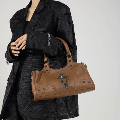 Rivet Cross Shoulder Bag