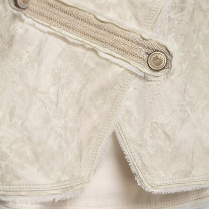 Elegant Jacquard Cropped Jacket