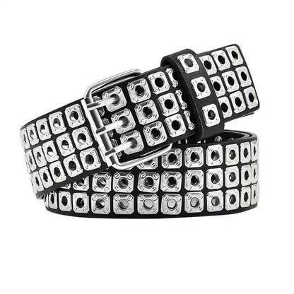 Punk Rivet Leather Belt