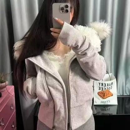 Embroidered Cropped Jacket