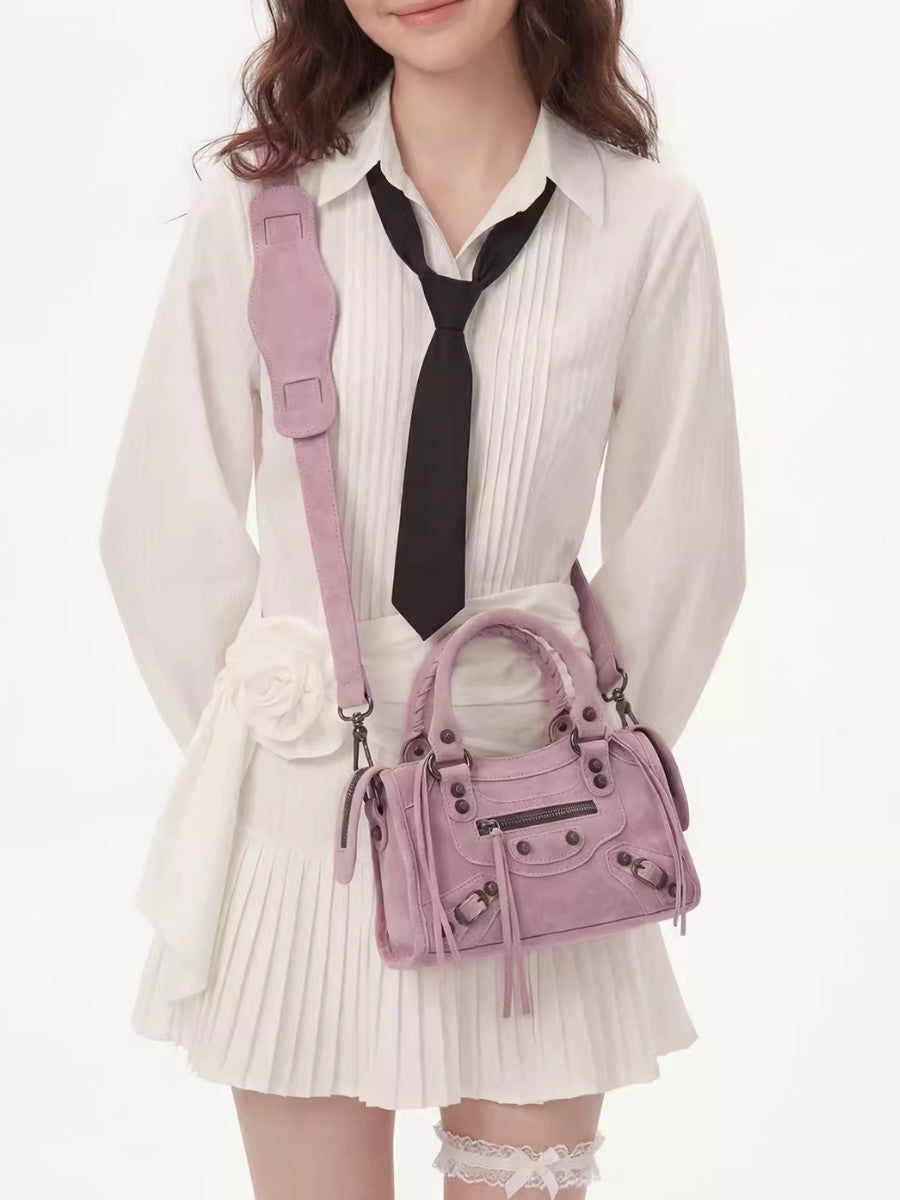 Retro Motorcycle Mini Square Bag