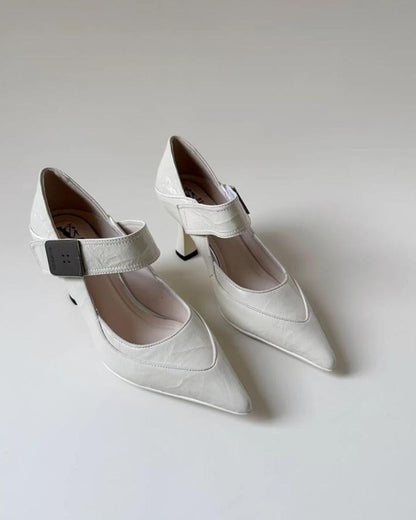 Pointed Toe Mary Jane Heels