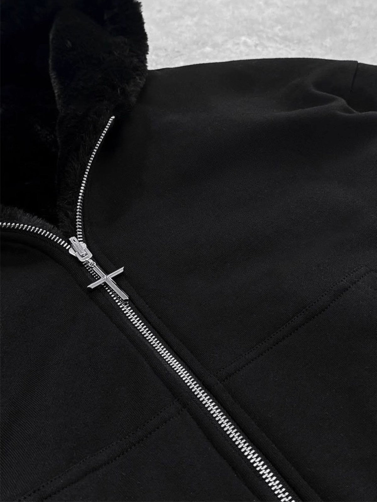 Reversible Leopard Print Zipper Hoodie