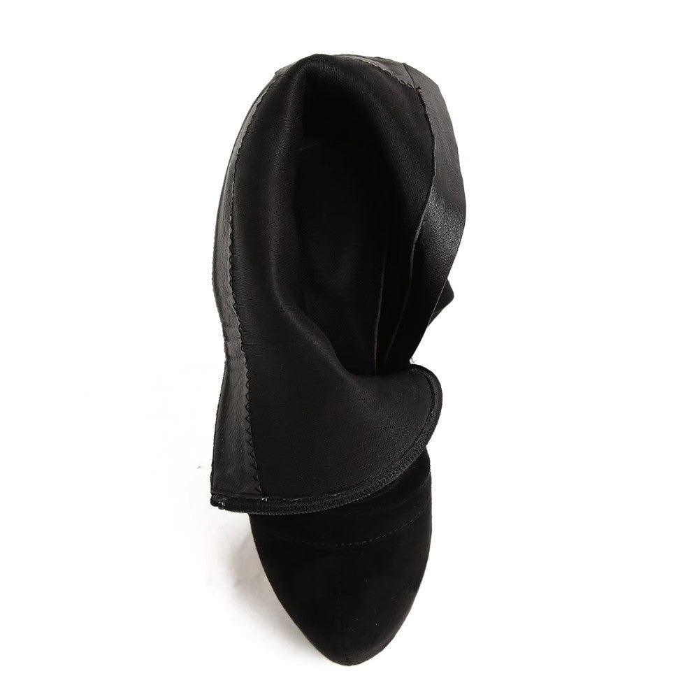 Suede Platform High Heel Boots