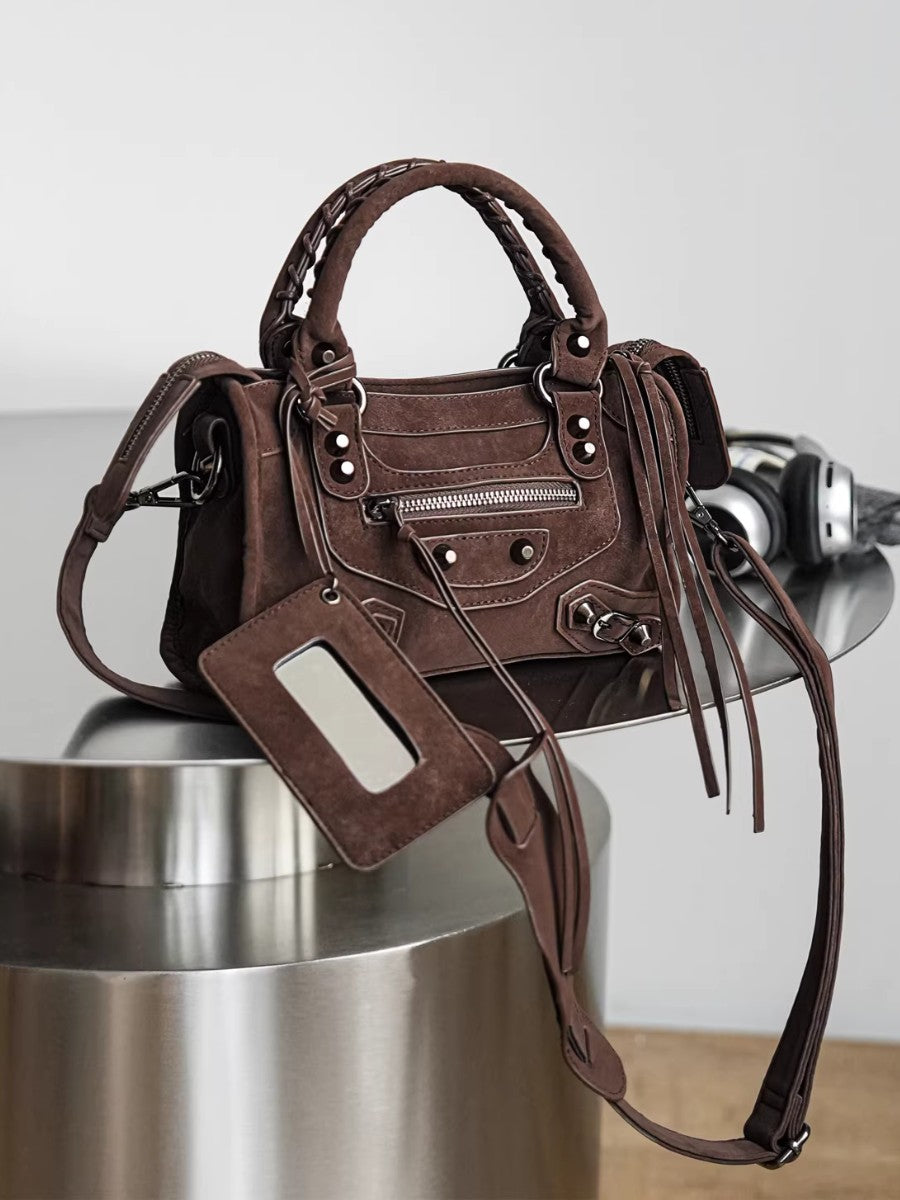 Retro Motorcycle Mini Square Bag