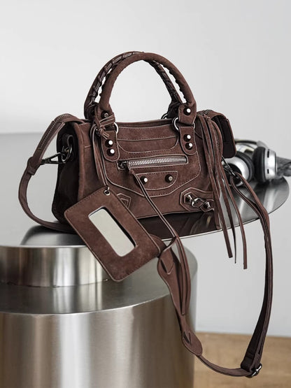 Retro Motorcycle Mini Square Bag