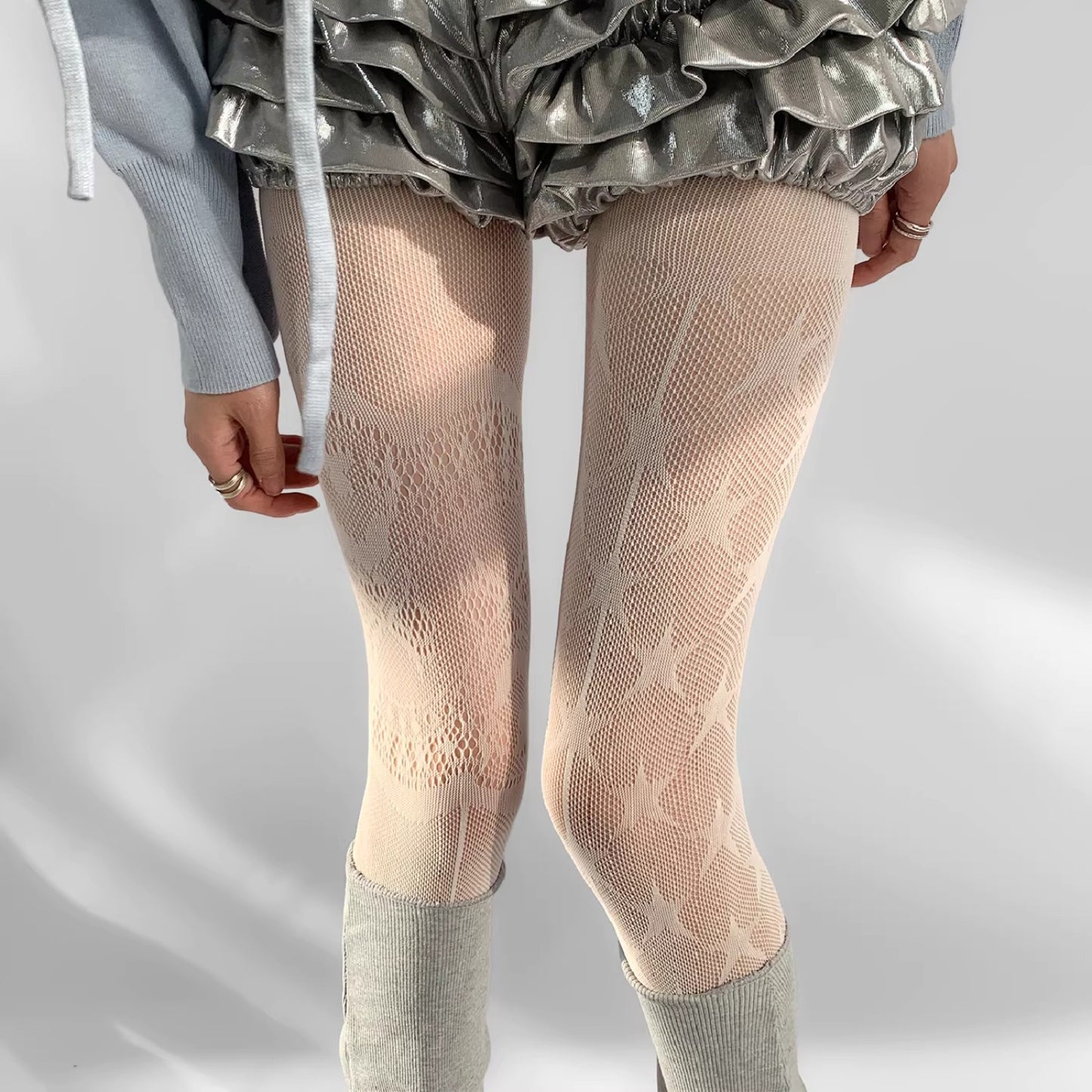Elegant Lace Fishnet Stockings