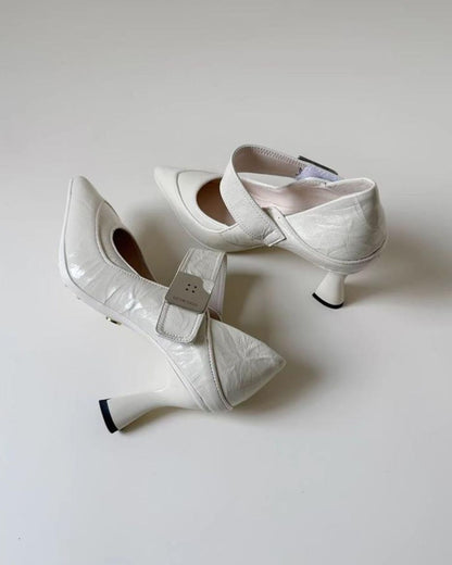 Pointed Toe Mary Jane Heels