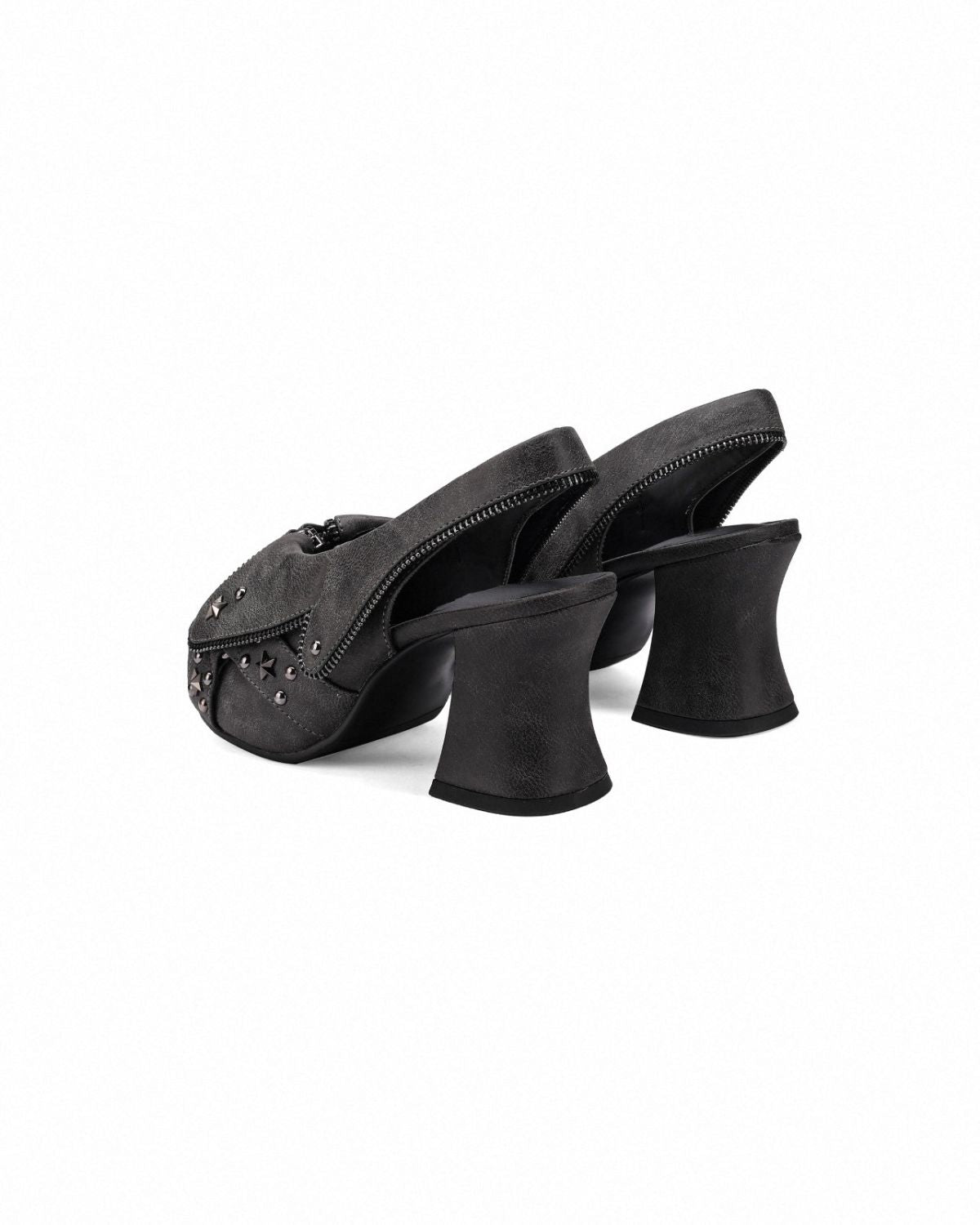 Studded Platform Heel Sandals