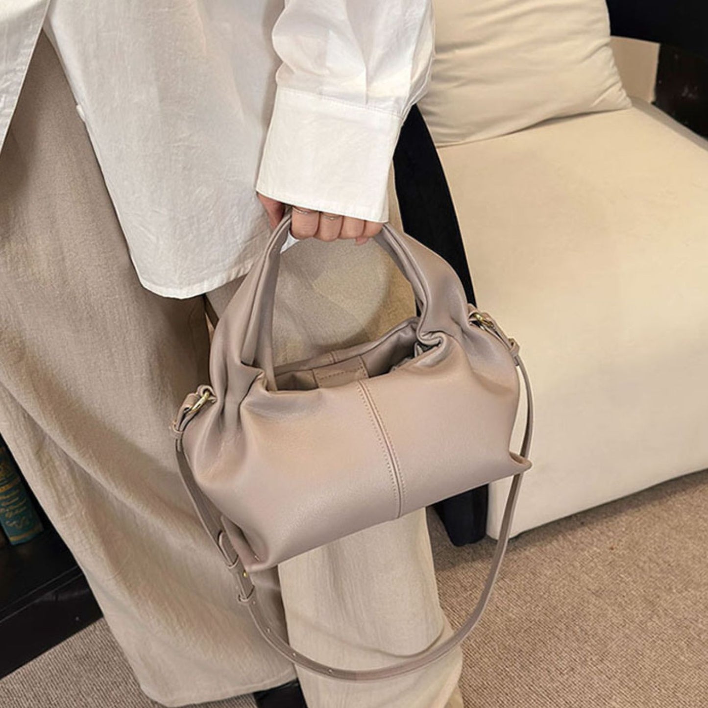 Soft Leather Crossbody Bag