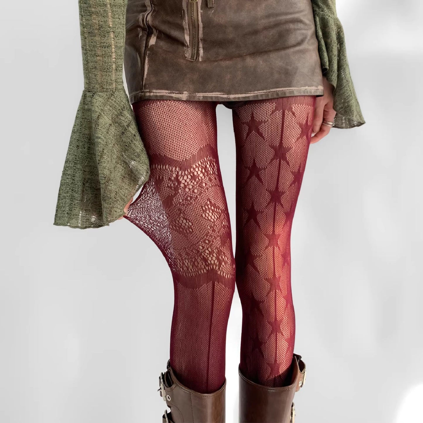 Elegant Lace Fishnet Stockings