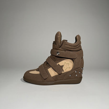 Studded Wedge Sneaker