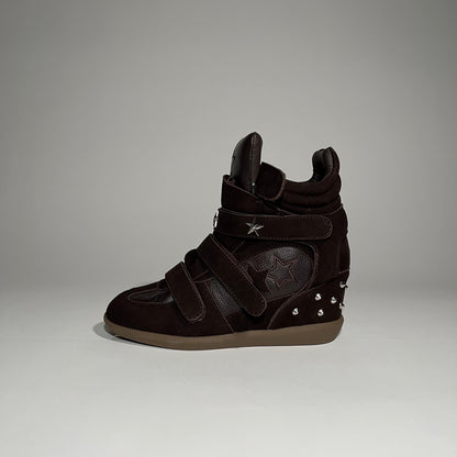 Studded Wedge Sneaker