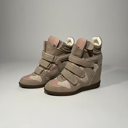 High-Top Wedge Sneaker