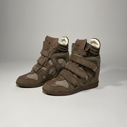 High-Top Wedge Sneaker