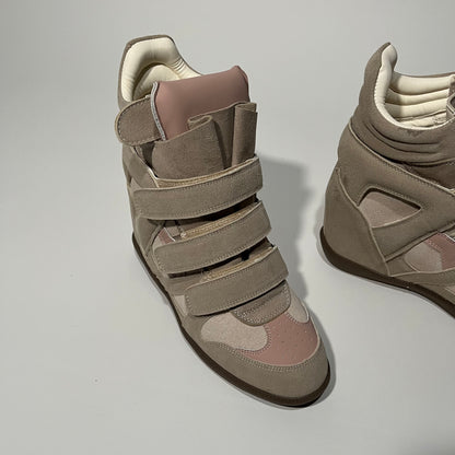 High-Top Wedge Sneaker