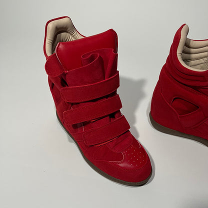 High-Top Wedge Sneaker