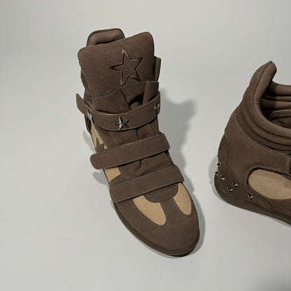 Studded Wedge Sneaker