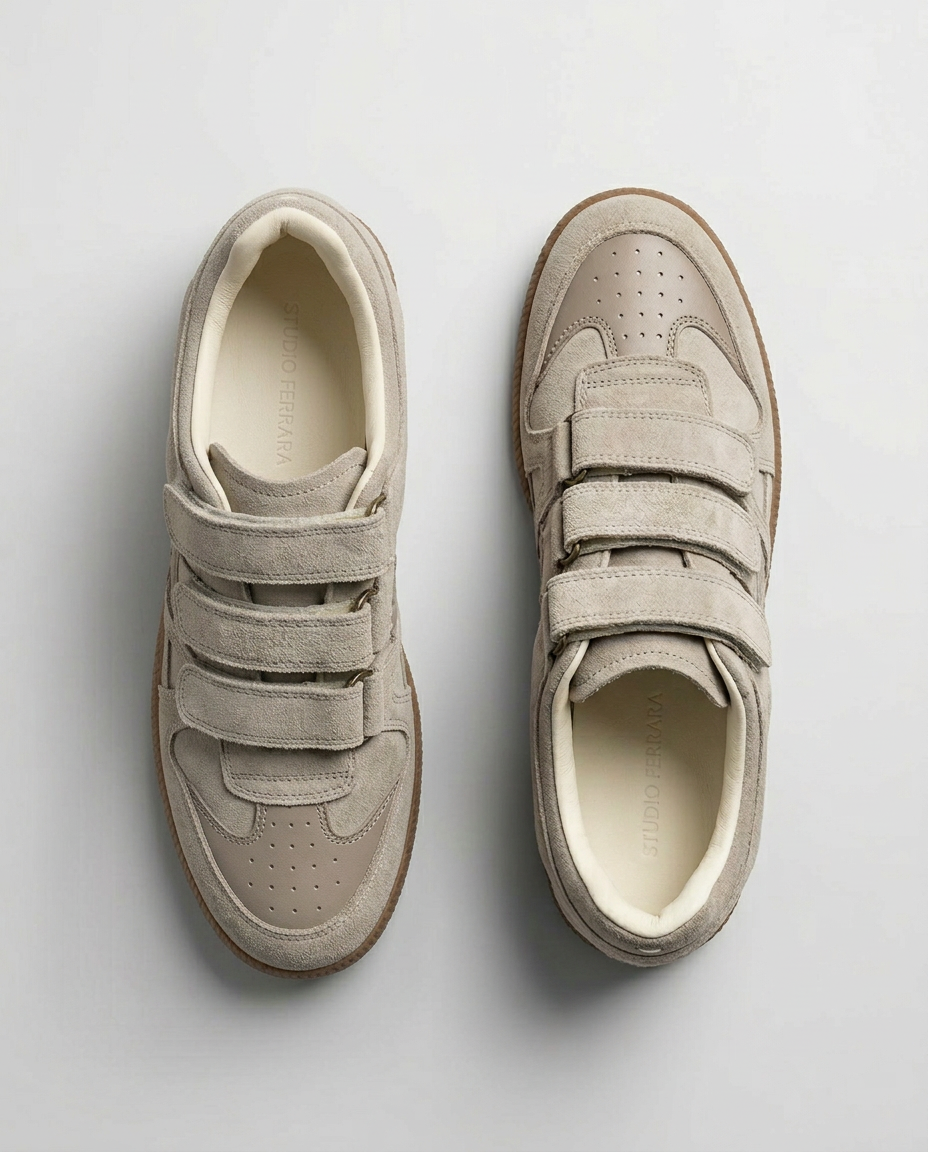 Casual Velcro Strap Sneakers