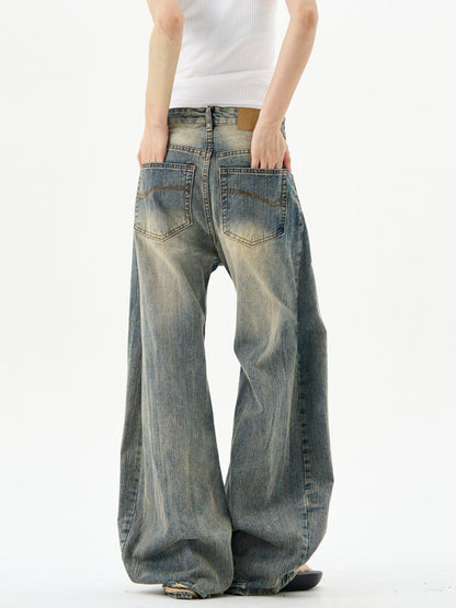 American Retro Washed Flare Jeans