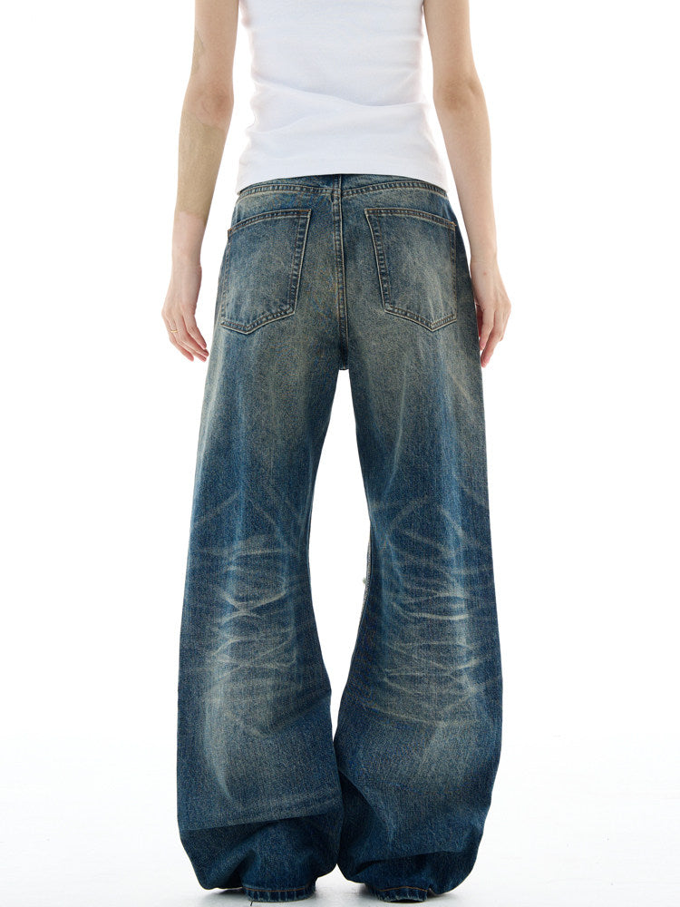 Street Style Ripped Washed Jeans