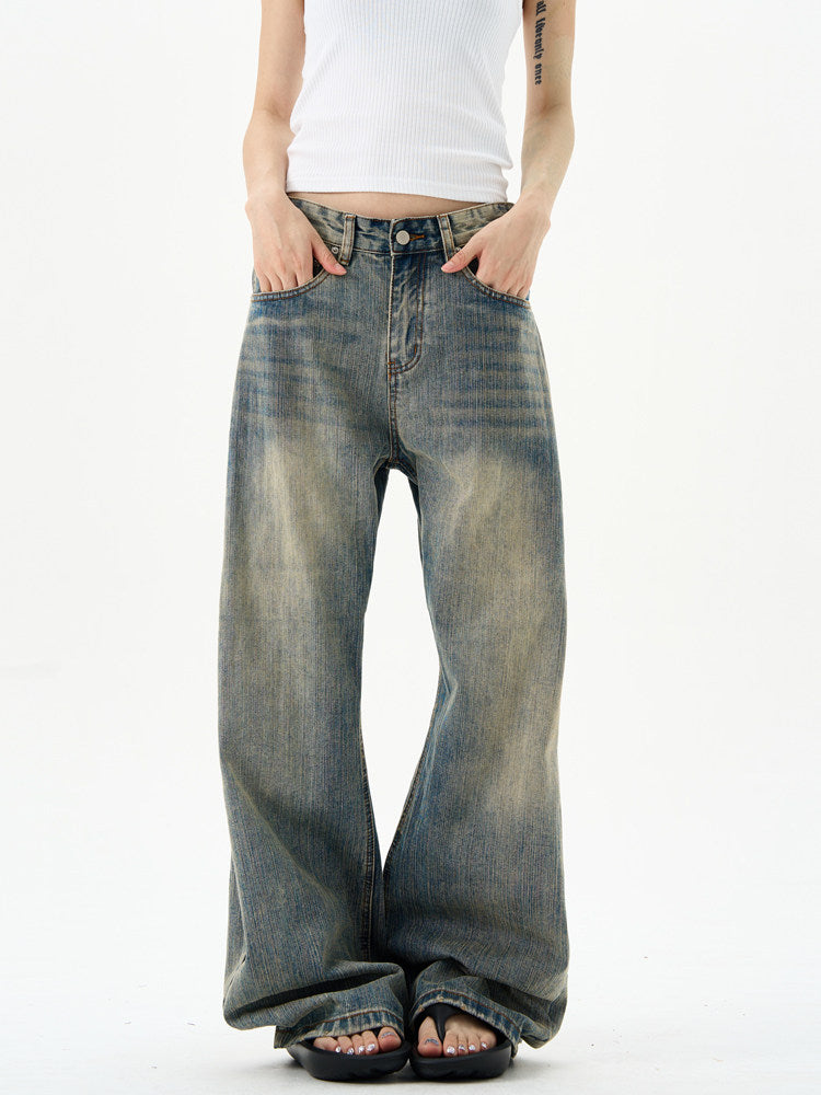 American Retro Washed Flare Jeans