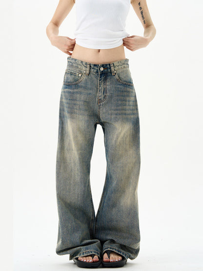 American Retro Washed Flare Jeans