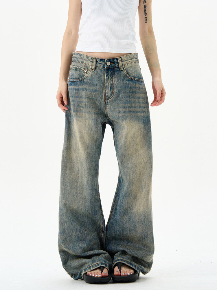 American Retro Washed Flare Jeans