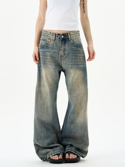 American Retro Washed Flare Jeans