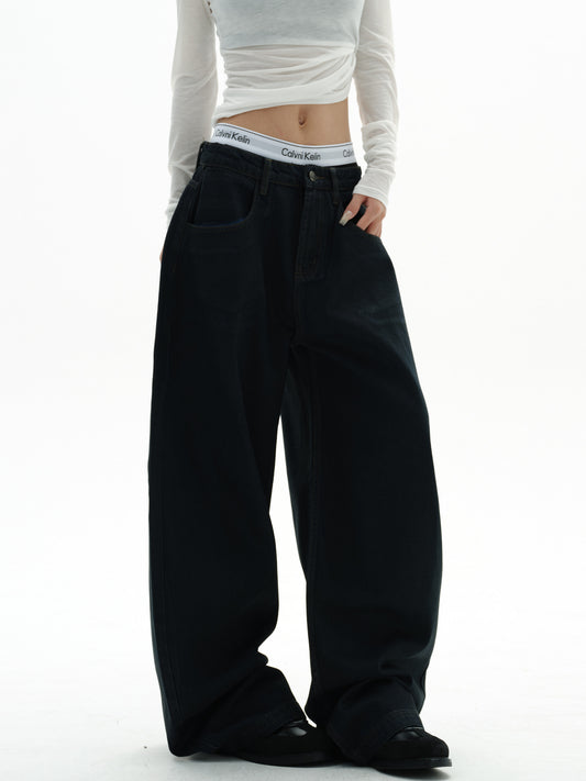 Heavyweight American Retro Wide Jeans