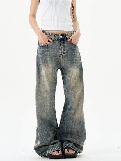 American Retro Washed Flare Jeans