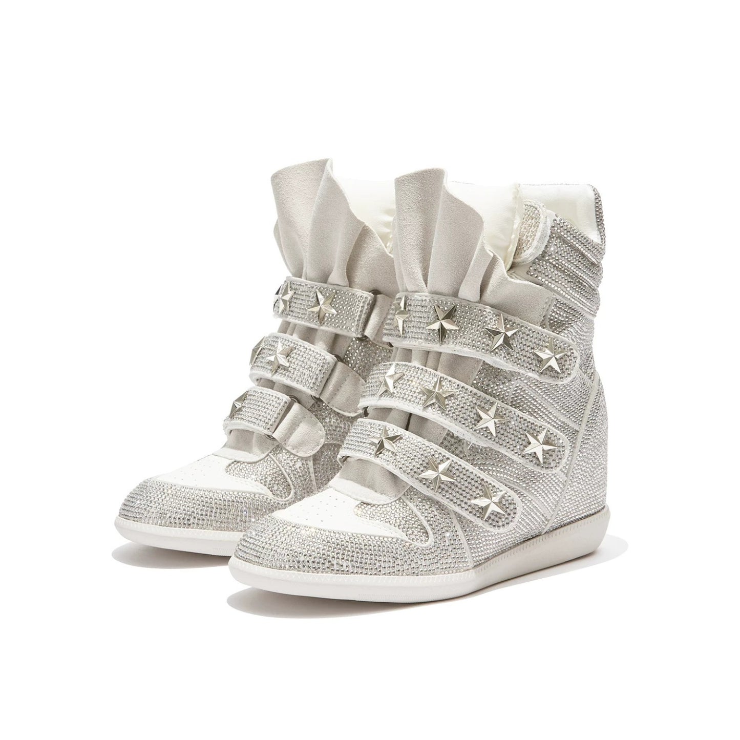 Sparkling Hidden Wedge Sneakers