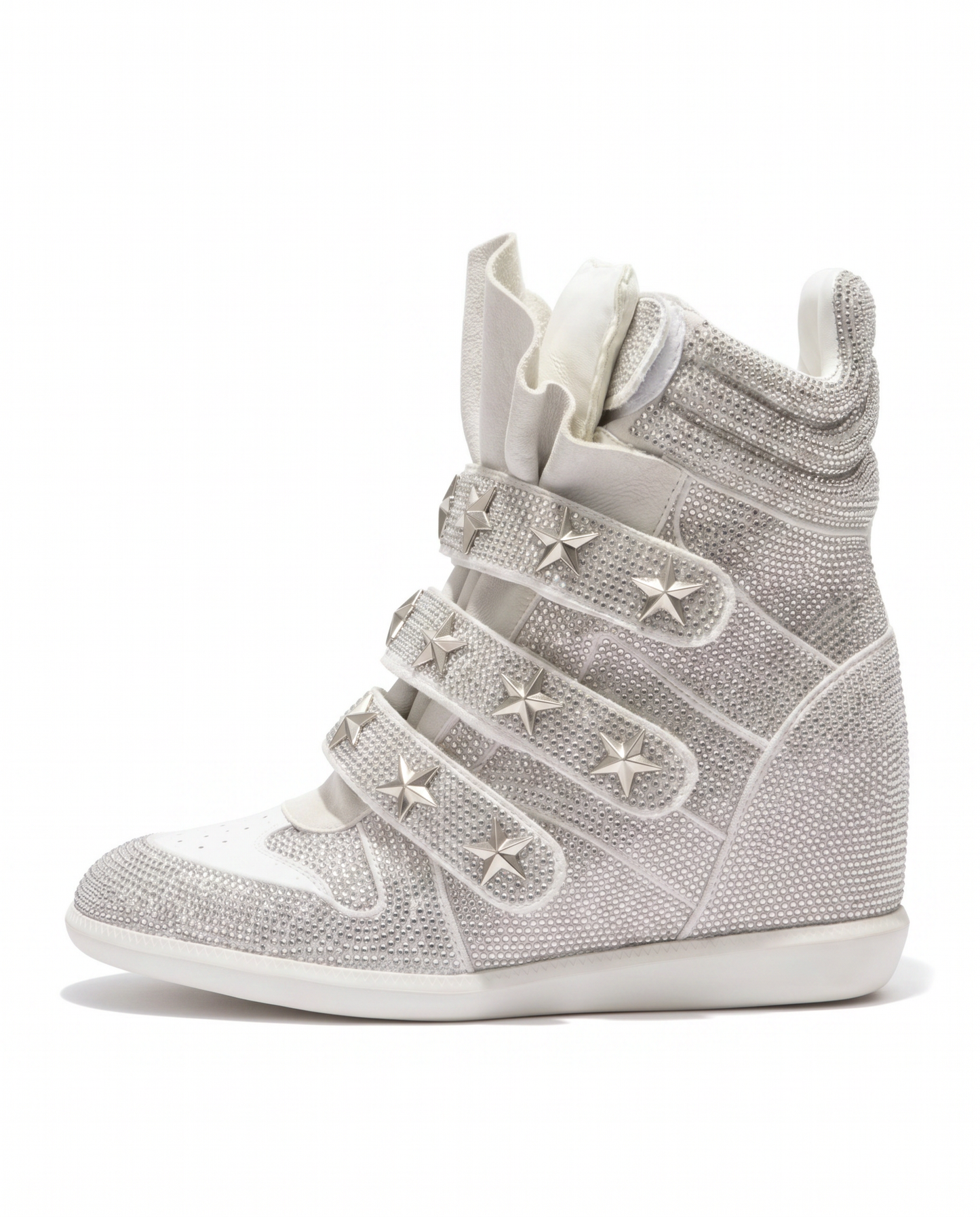 Sparkling Hidden Wedge Sneakers
